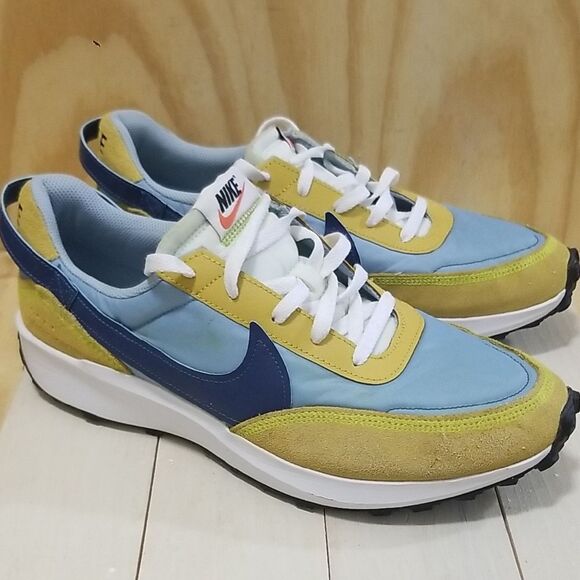 Nike Waffle Debut Low Boarder blue sanded gold  Men's Size 12 - Picture 1 of 7